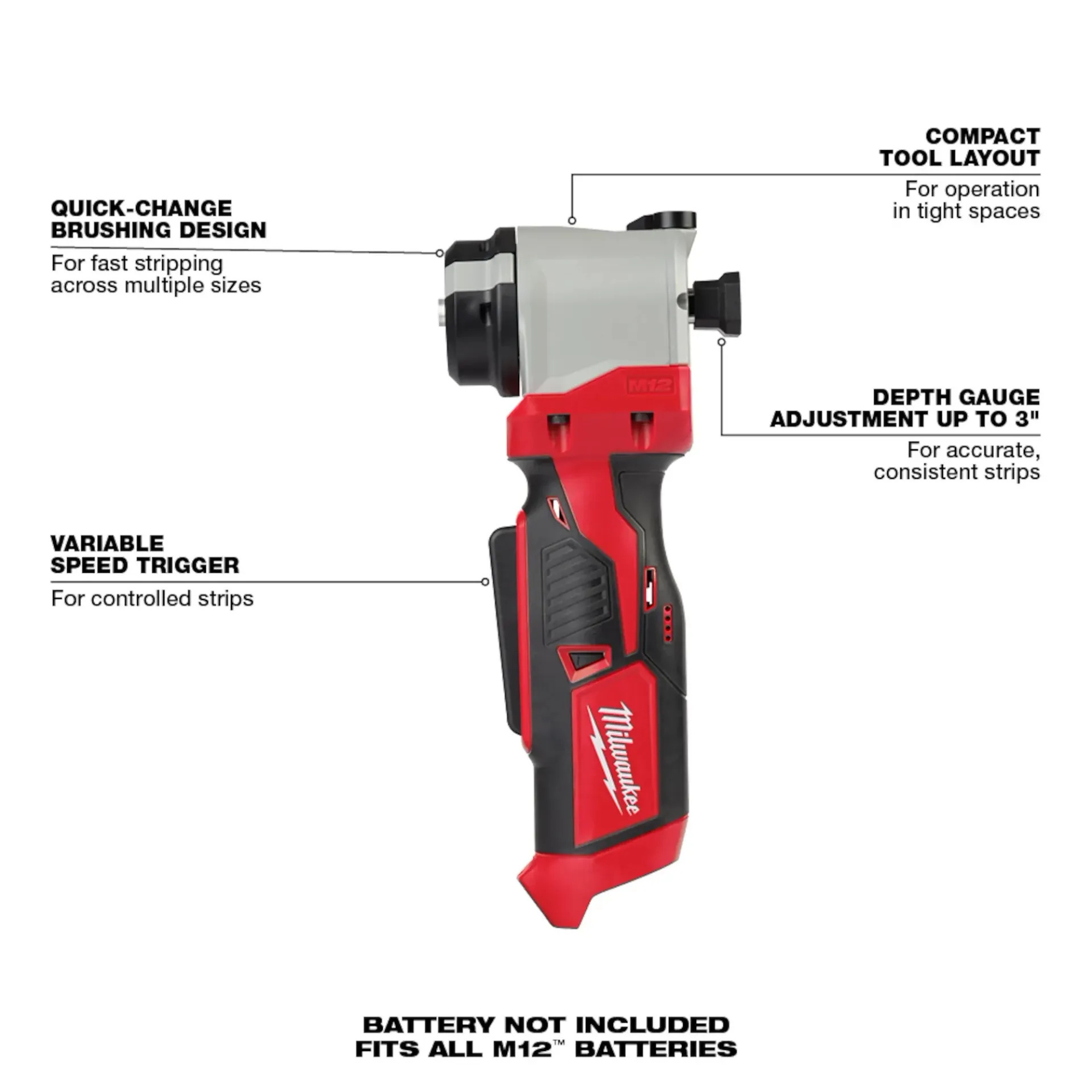 Milwaukee M12 Cable Stripper from Columbia Safety